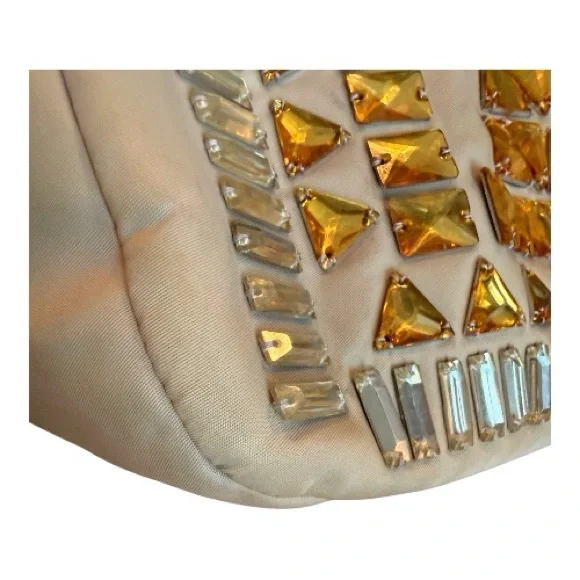 Givenchy Riccardo Tisci Era Crystal Studded Nylon Tote, Rare 4G Logo Bag w/ COA - Picture 13 of 16